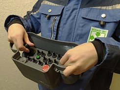 Виртуальный тренажер проходческого комбайна, пульт управления