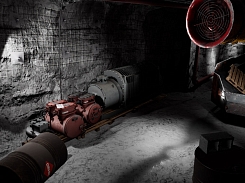 Виртуальный тренажер устранение пожара в проходке, энергооборудование